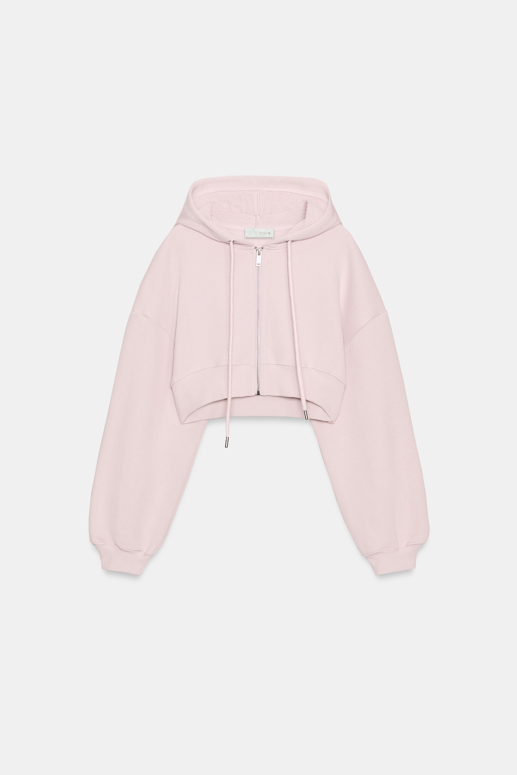 CROPPED HOODIE SWEATSHIRT